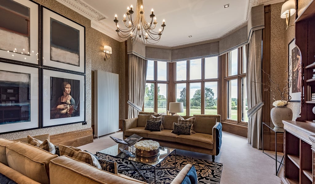 Haseley Manor drawing room. Photo: Spitfire Bespoke Homes.
