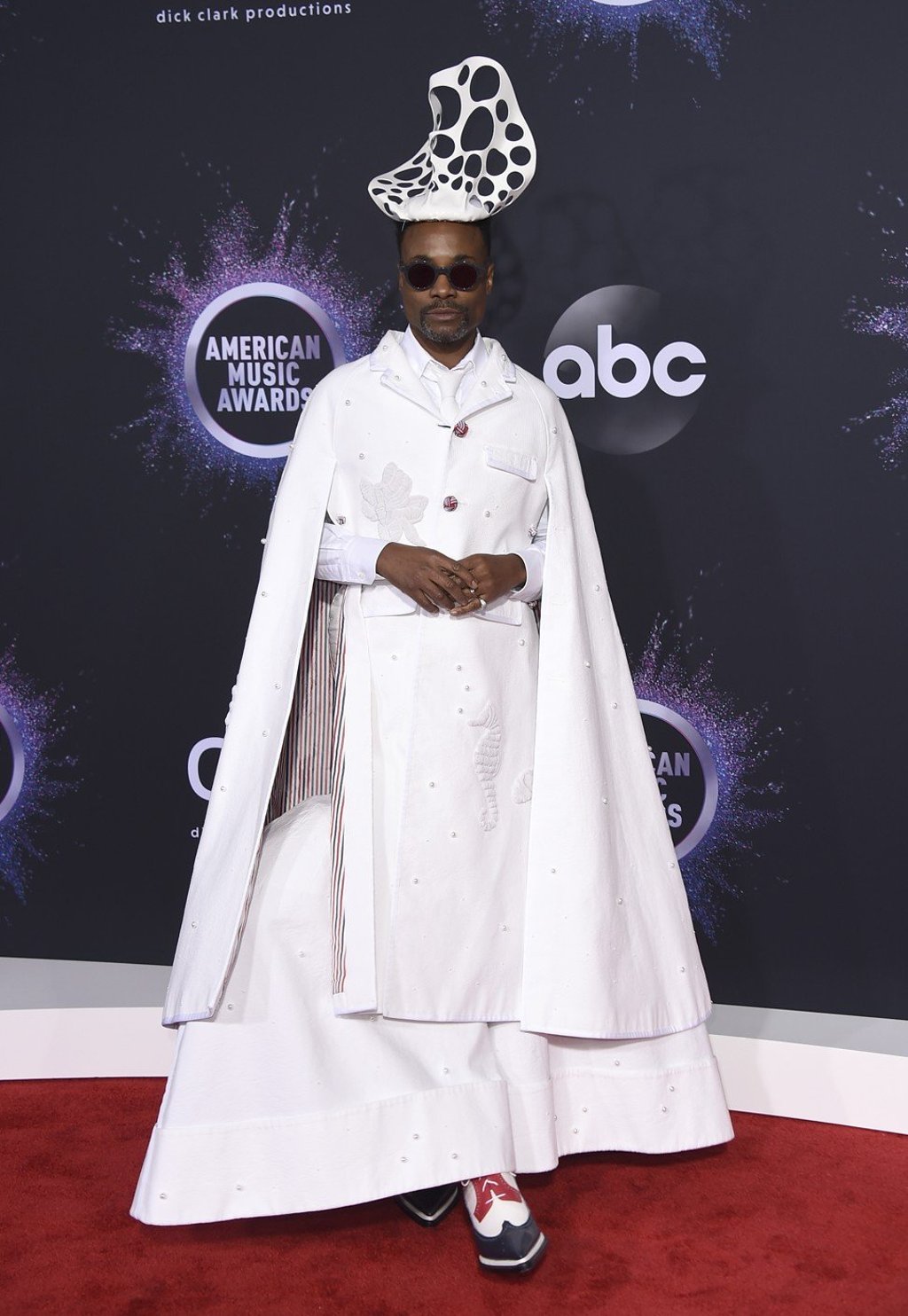 Billy Porter at the American Music Awards in Los Angeles. Photo: Invision/AP Billy Porter at the American Music Awards in Los Angeles. Photo: Invision/AP