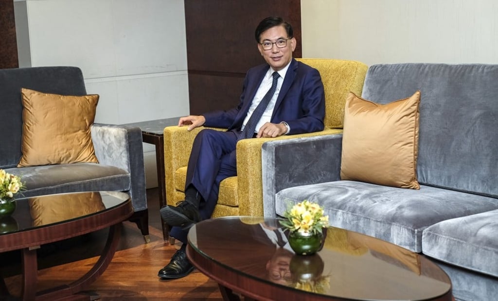 George Hongchoy Kwok-lung, Executive Director & Chief Executive Officer of The Link Reit, interviewed in Wan Chai on 26 November 2019. Photo: Tory Ho