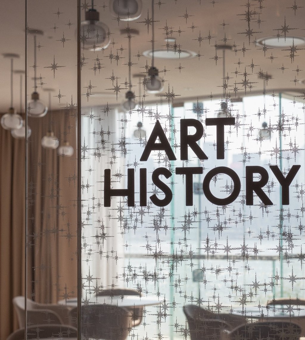 The art history room at L'École Asia-Pacific’s campus in Hong Kong. Photo: Park Sungho