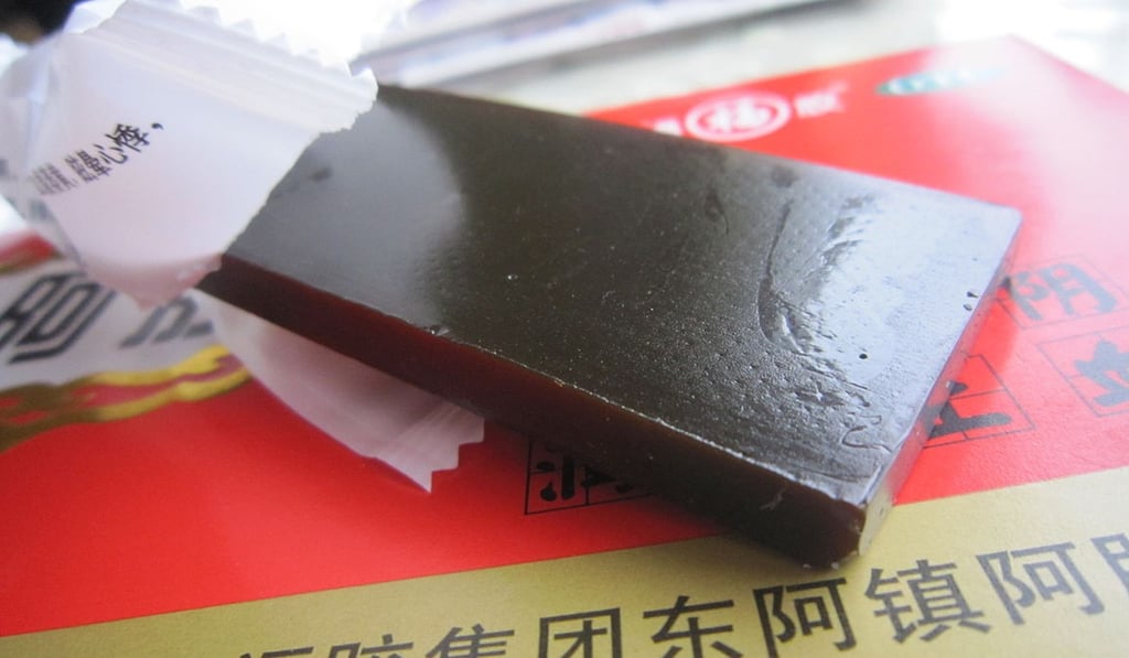 Donkey-hide gelatin is used to make ejiao, a traditional medicinal product. Photo: Wikipedia