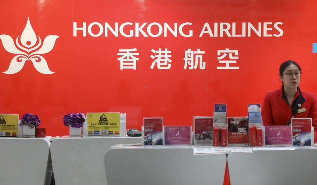 The financial position of Hong Kong Airlines has been so weak that the government had to intervene in its business in November 2019. Photo: K.Y. Cheng