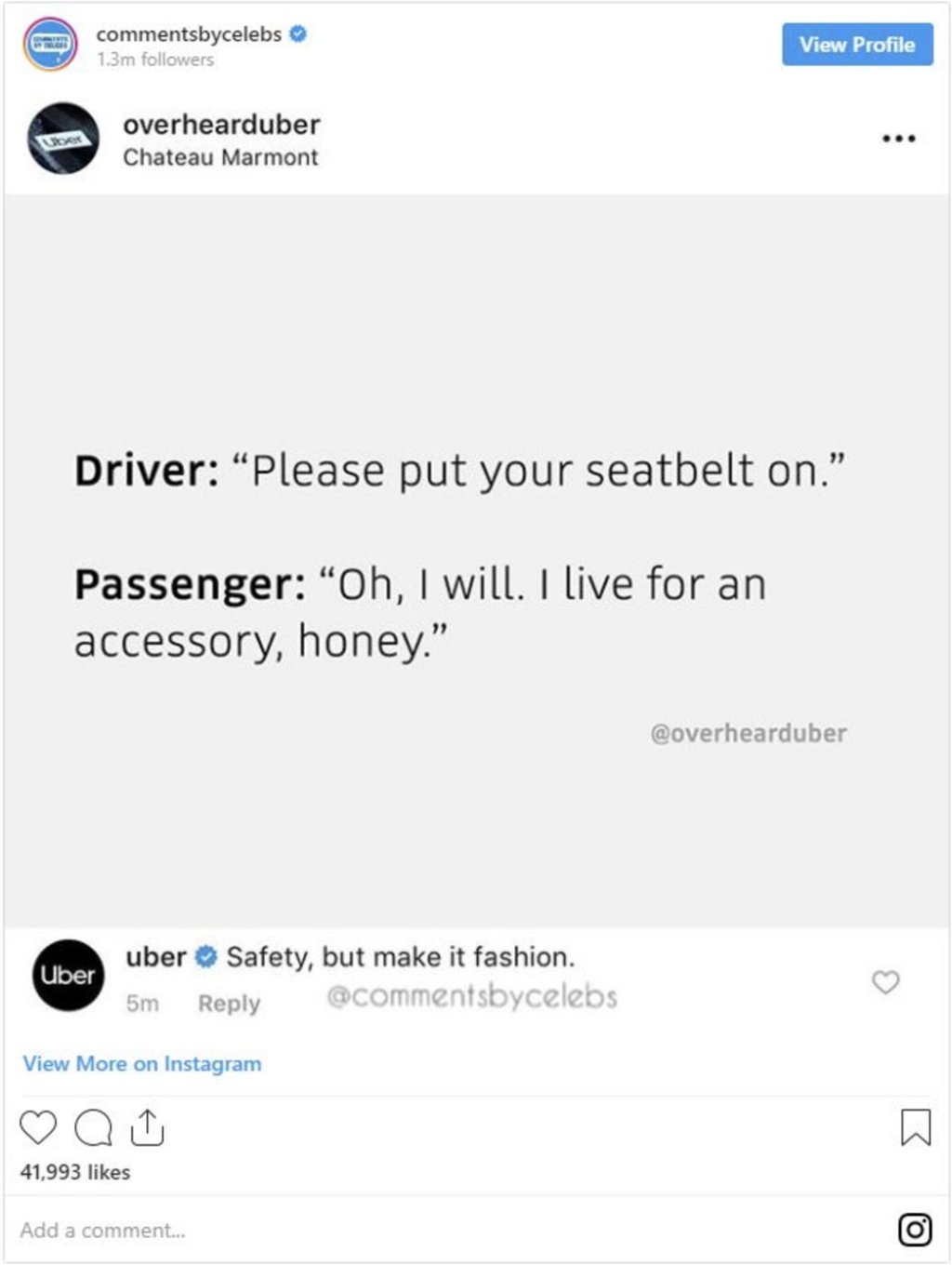 Uber is one of the big companies turning to meme accounts for promotion.