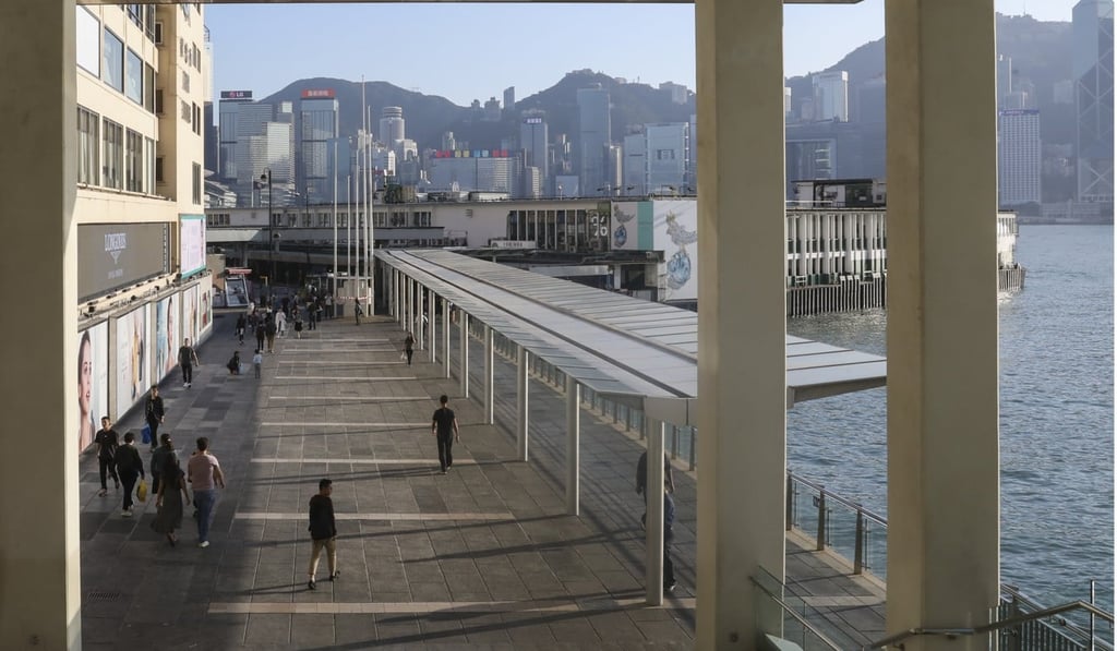 Harbour City looks dull compared to its usual festive colour. Photo: Dickson Lee
