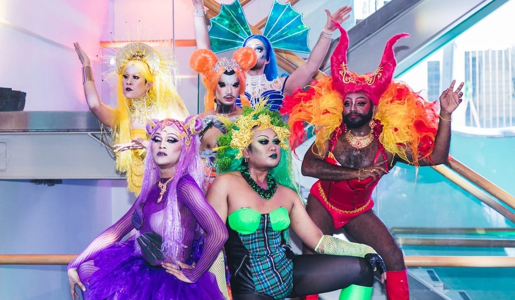 Land of a Thousand Rainbows, the drag queen performance that opened the “Spectrosynthesis II” art exhibition in Bangkok. Photo: courtesy of Bangkok Art and Culture Centre and Sunpride Foundation Land of a Thousand Rainbows, the drag queen performance that opened the “Spectrosynthesis II” art exhibition in Bangkok. Photo: courtesy of Bangkok Art and Culture Centre and Sunpride Foundation