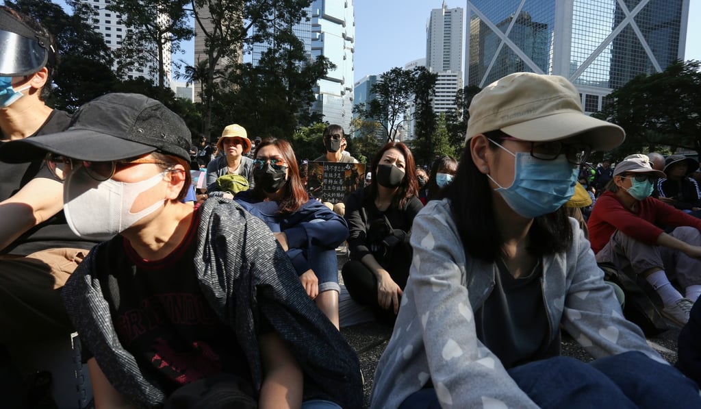 Students and the elderly jointly organised the rally. Photo: Jonathan Wong