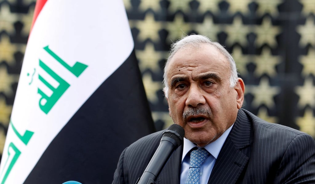 Iraqi Prime Minister Adel Abdul Mahdi. Photo: Reuters