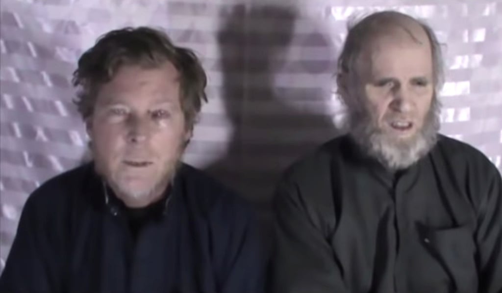 Timothy Weeks and Kevin King when they were held as hostages. File photo: Reuters Timothy Weeks and Kevin King when they were held as hostages. File photo: Reuters