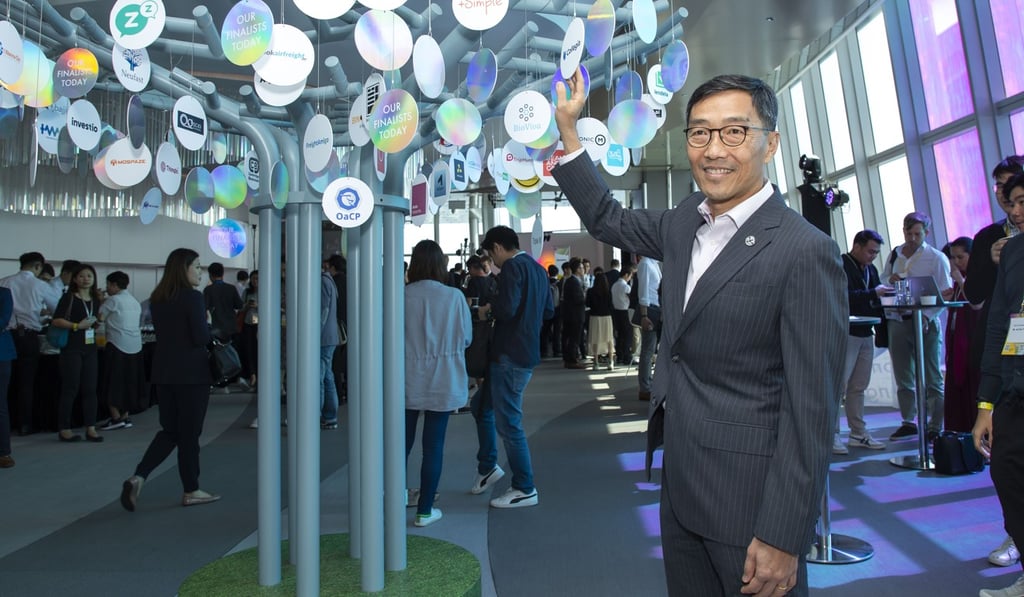 Albert Wong, CEO of Hong Kong Science and Technology Parks Corp, which organised the EPiC event, said the record number of entrants this year shows Hong Kong is attractive to both entrepreneurial talent and investors. Photo: Frank Freeman