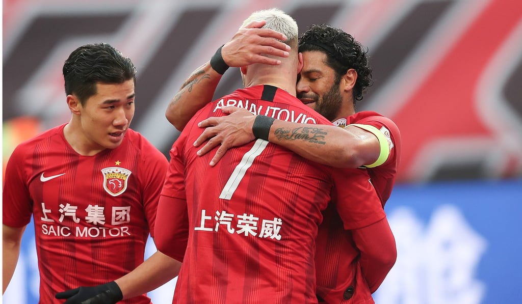 Shanghai SIPG’s Marko Arnautovic scored four goals in his team’s 6-0 win against Shenzhen.