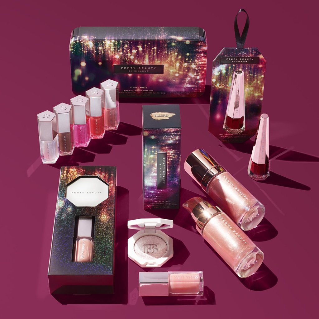 Fenty Beauty’s holiday collection has plenty of sparkle.