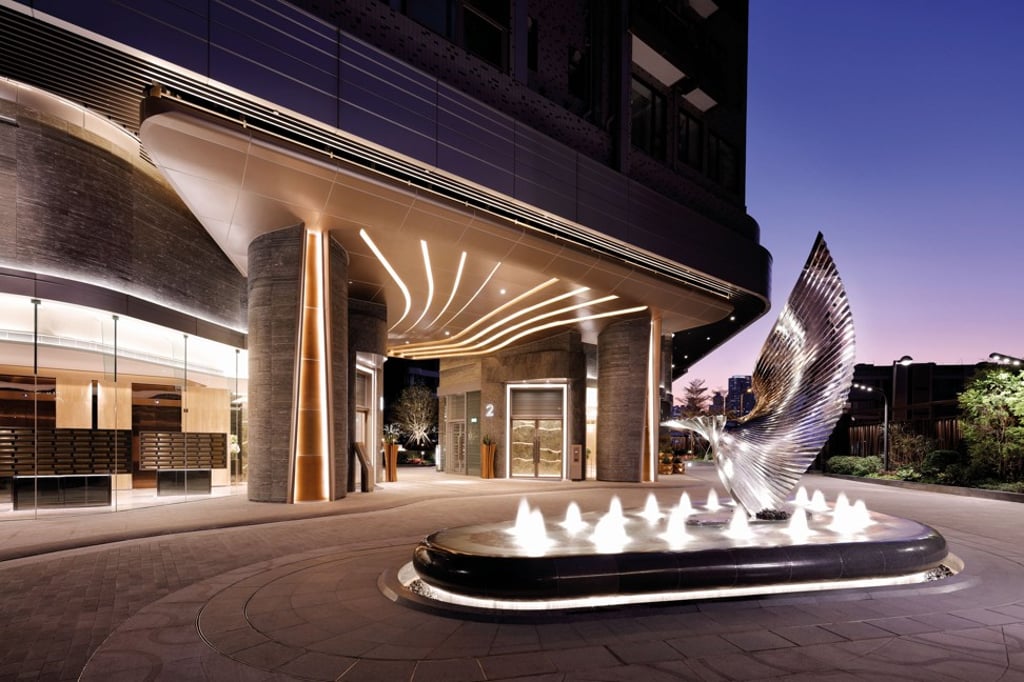 The grand entrance of K. City in Kai Tak The grand entrance of K. City in Kai Tak