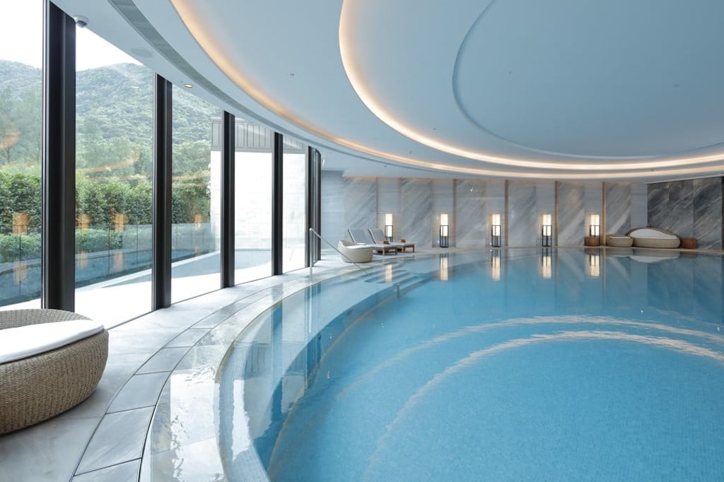 Mount Nicholson’s clubhouse facilities include an 18m indoor swimming pool. Mount Nicholson’s clubhouse facilities include an 18m indoor swimming pool.