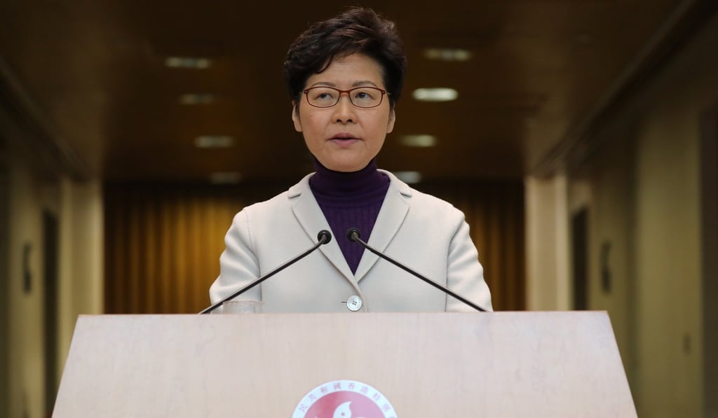 Pan-democrat lawmakers accuse Hong Kong Chief Executive Carrie Lam of making “many unconstitutional decisions” in pushing forward the extradition bill and in her handling of anti-government protests. Photo: Dickson Lee Pan-democrat lawmakers accuse Hong Kong Chief Executive Carrie Lam of making “many unconstitutional decisions” in pushing forward the extradition bill and in her handling of anti-government protests. Photo: Dickson Lee