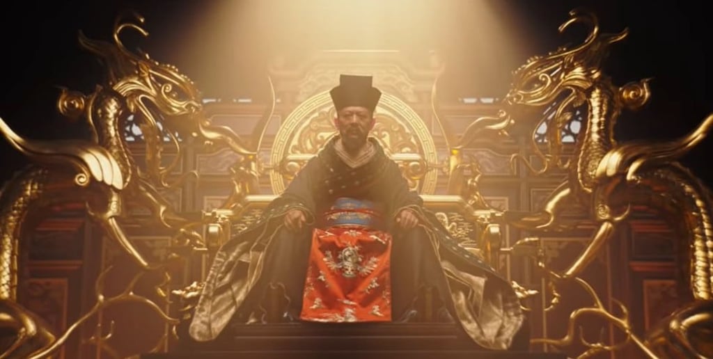 Jet Li plays the emperor in the live-action Mulan film. Photo: YouTube
