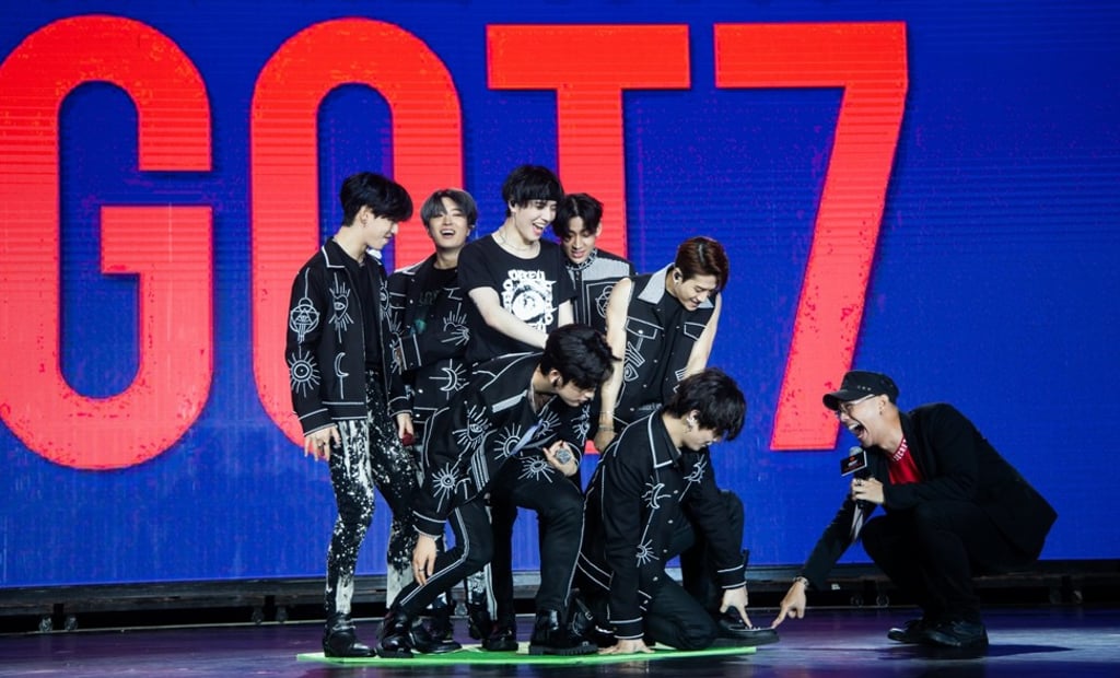 Got7 were able to host a live fan signing session in China. Photo: Facebook