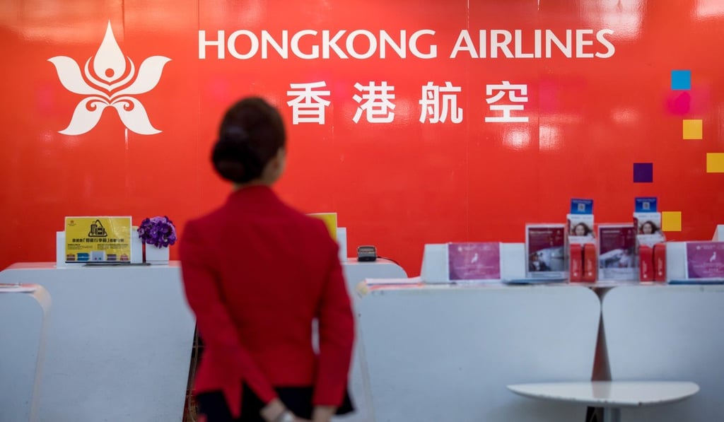 The future of thousands of jobs at Hong Kong Airlines has been hanging in the balance. Photo: Bloomberg The future of thousands of jobs at Hong Kong Airlines has been hanging in the balance. Photo: Bloomberg