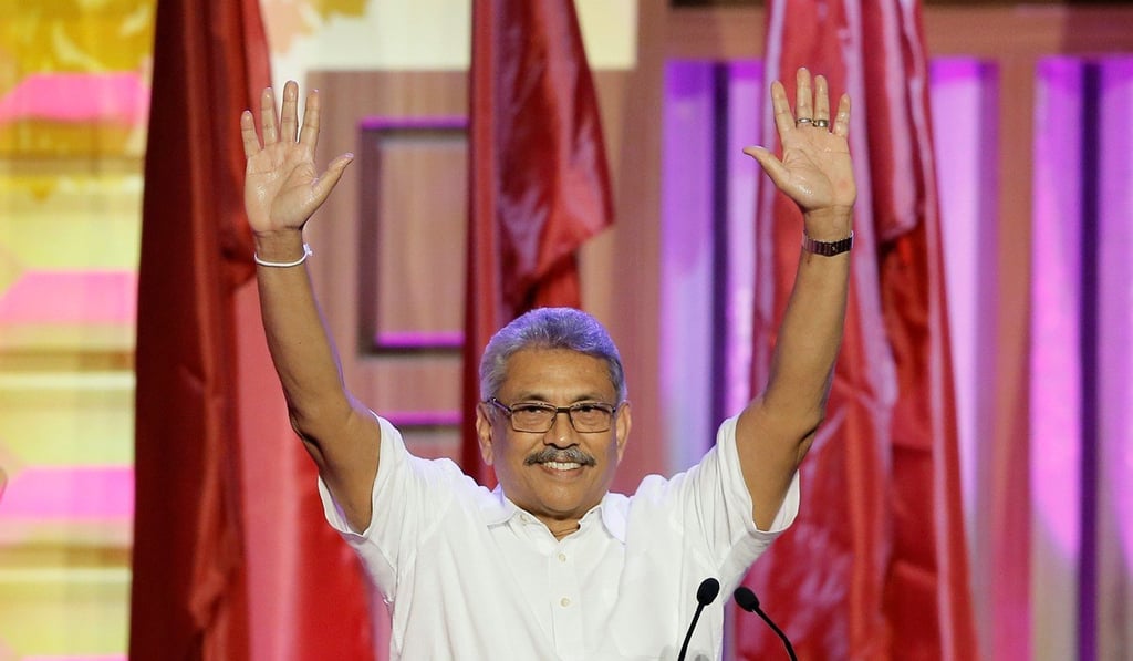 President Gotabaya Rajapaksa was sworn in last month. Photo: Reuters