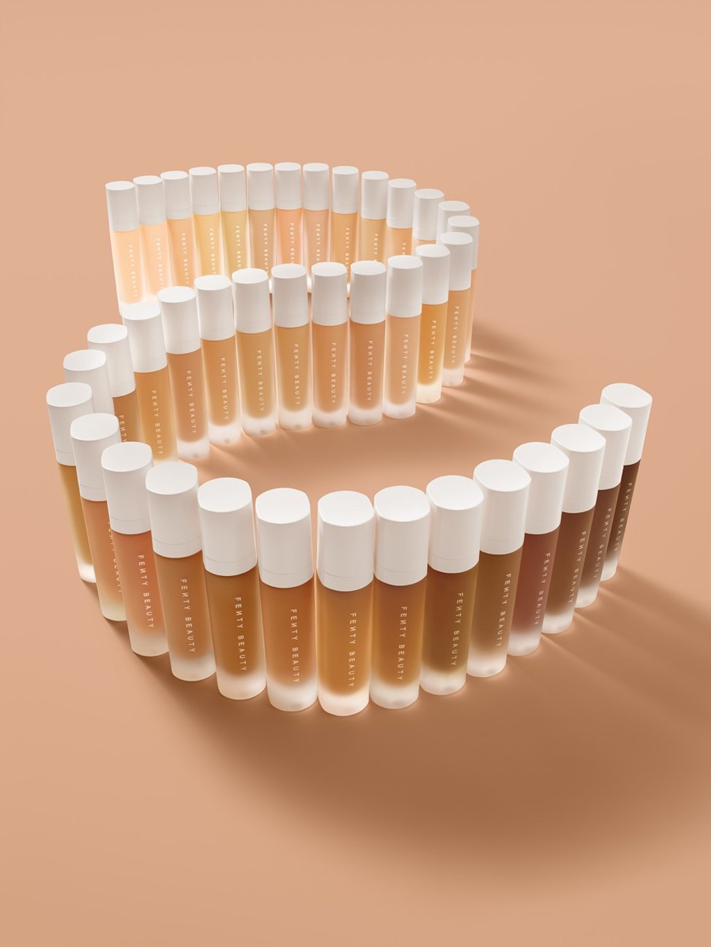 Rihanna's Fenty has a wide range of foundations.
