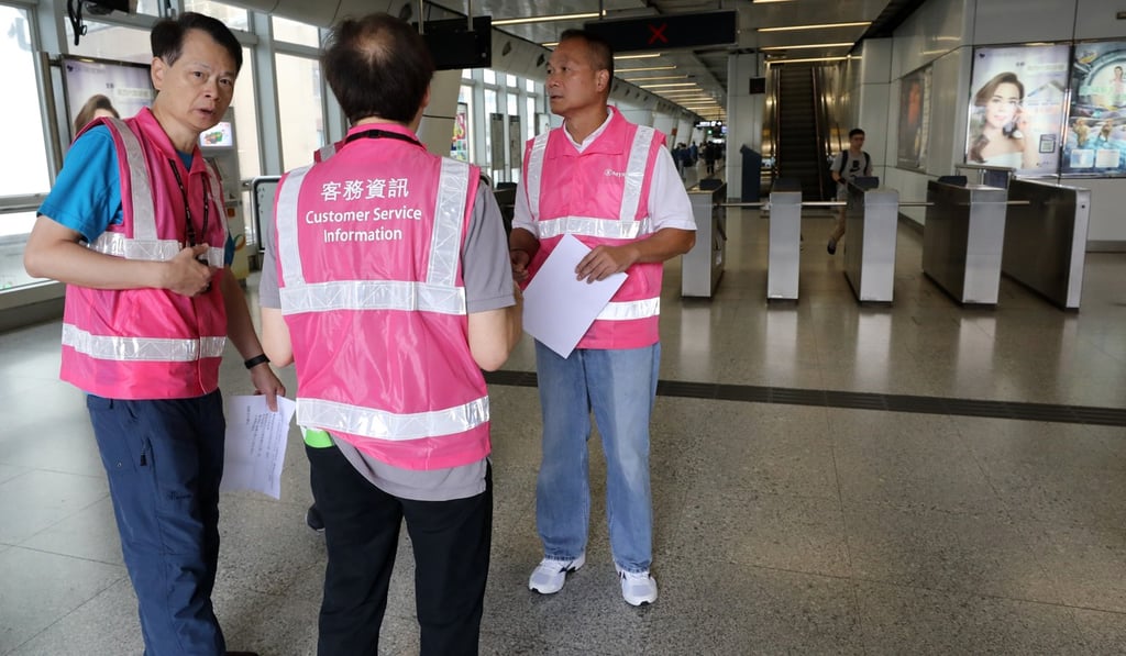 MTR stations have been vandalised during anti-government protests. Photo: Dickson Lee