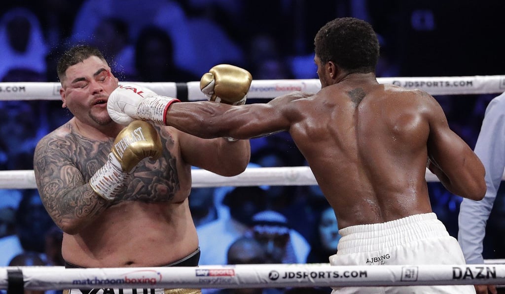 Defending champion Andy Ruiz surrendered his set of world titles in just his first defence. Photo: AP
