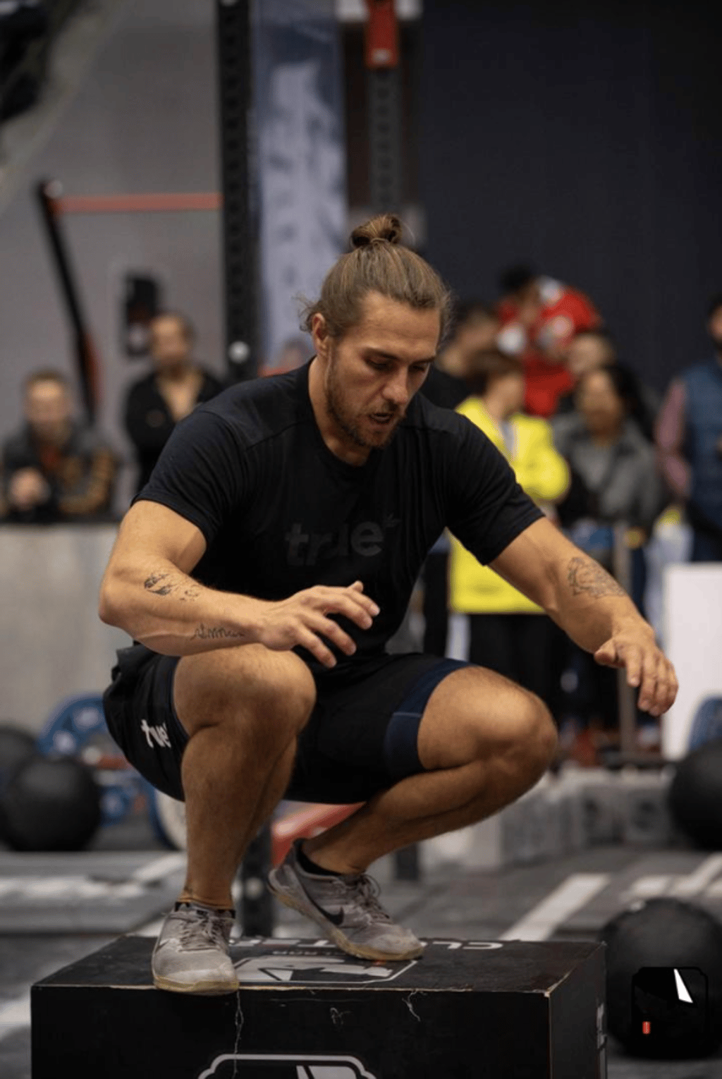 Porter said he considered pulling out this morning due to a sore back. Photo: Pandaland CrossFit Challenge