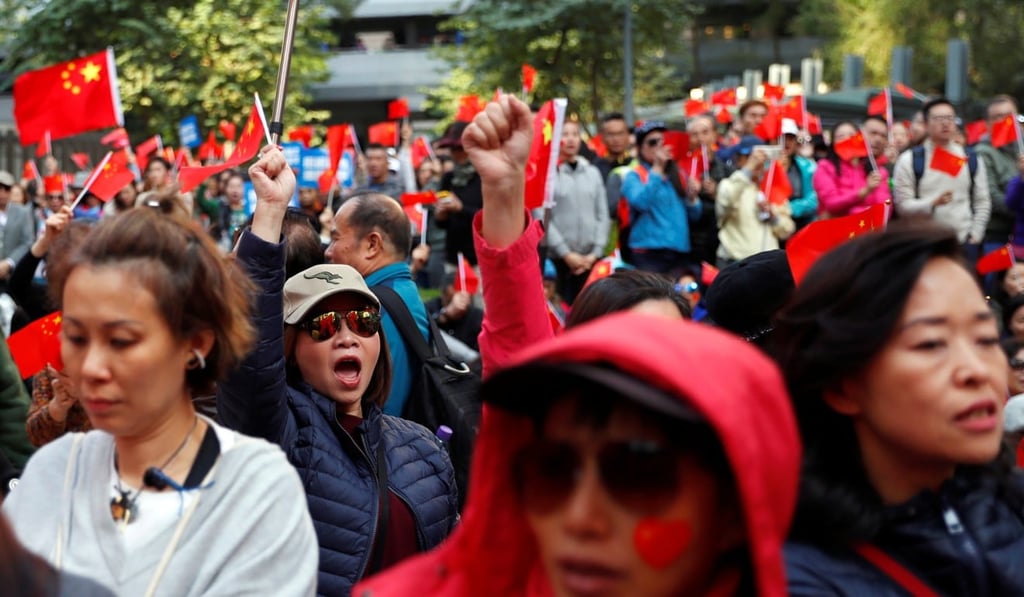 Pro-establishment activists believe the results of the district council elections are tainted. Photo: Reuters