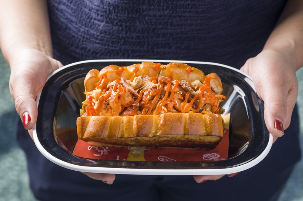 Crayfish roll at the Museum of Art’s INK