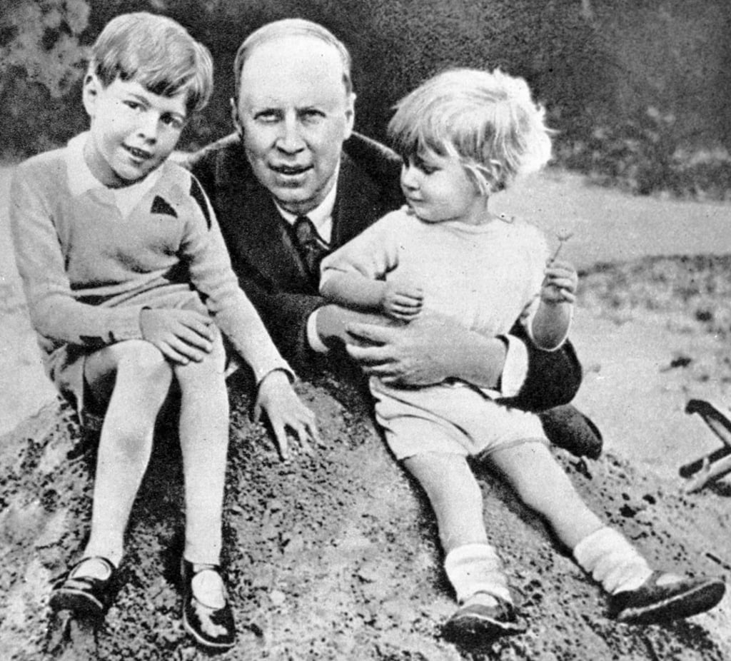 Composer Sergei Prokofiev with his sons Svyatoslav and Oleg. Photo: Alamy