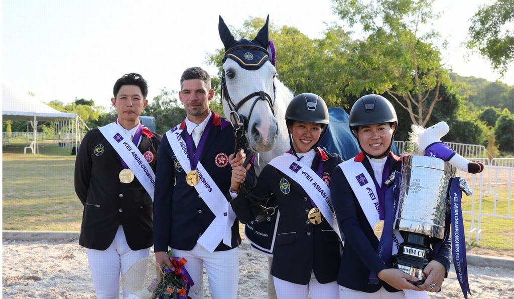 Hong Kong’s jumping team clinch the gold medal in Thailand.