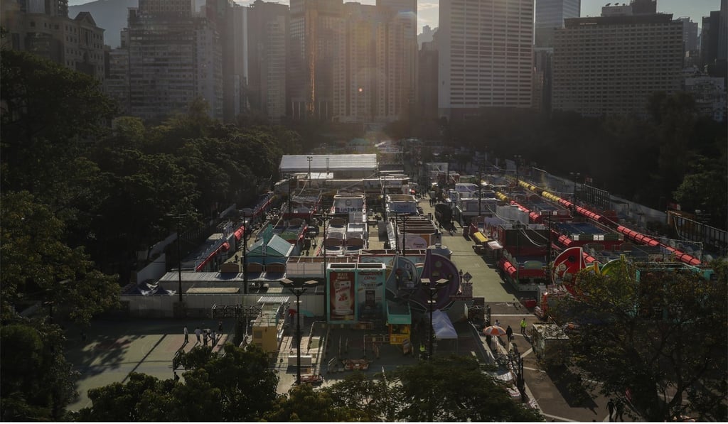 There are fewer stalls at this year’s expo in Victoria Park. Photo: Sam Tsang