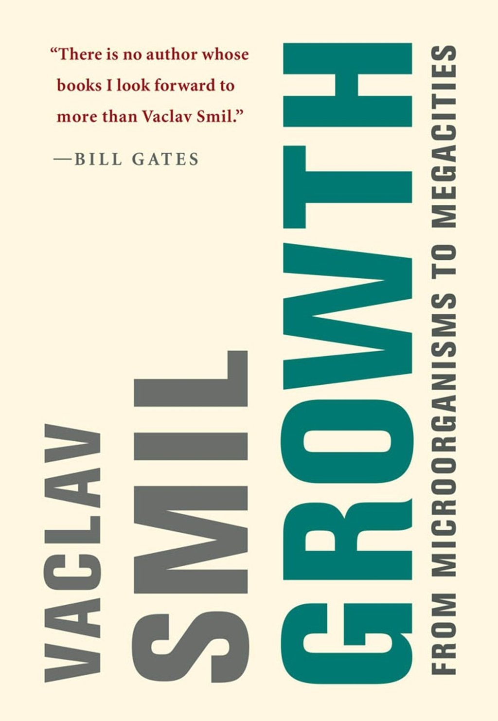 The cover of Growth by Vaclav Smil.