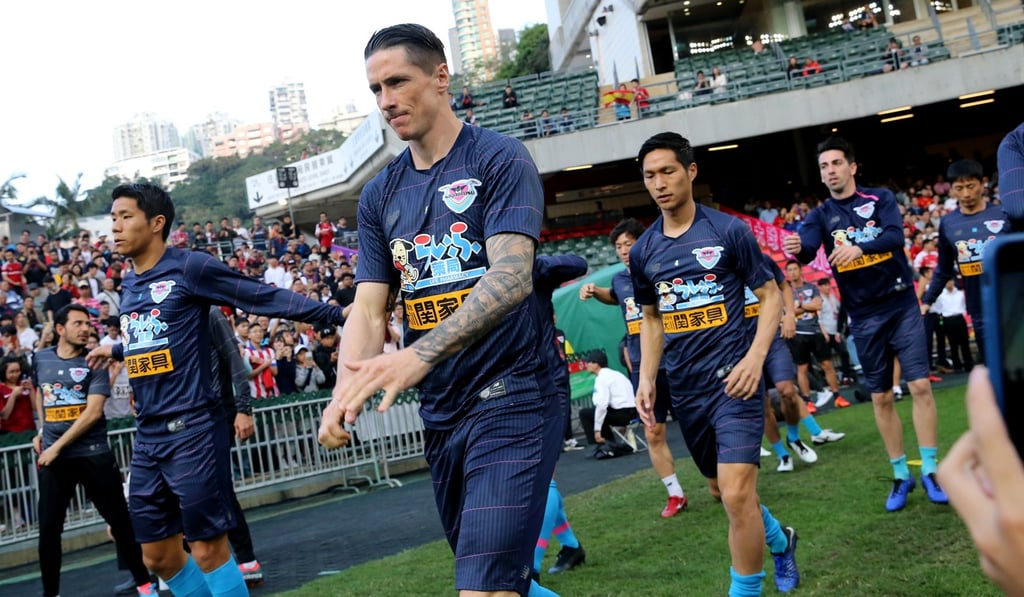 Spanish striker Fernando Torres played with Sagan Tosu at last year’s Lunar New Year Cup. Photo: Dickson Lee