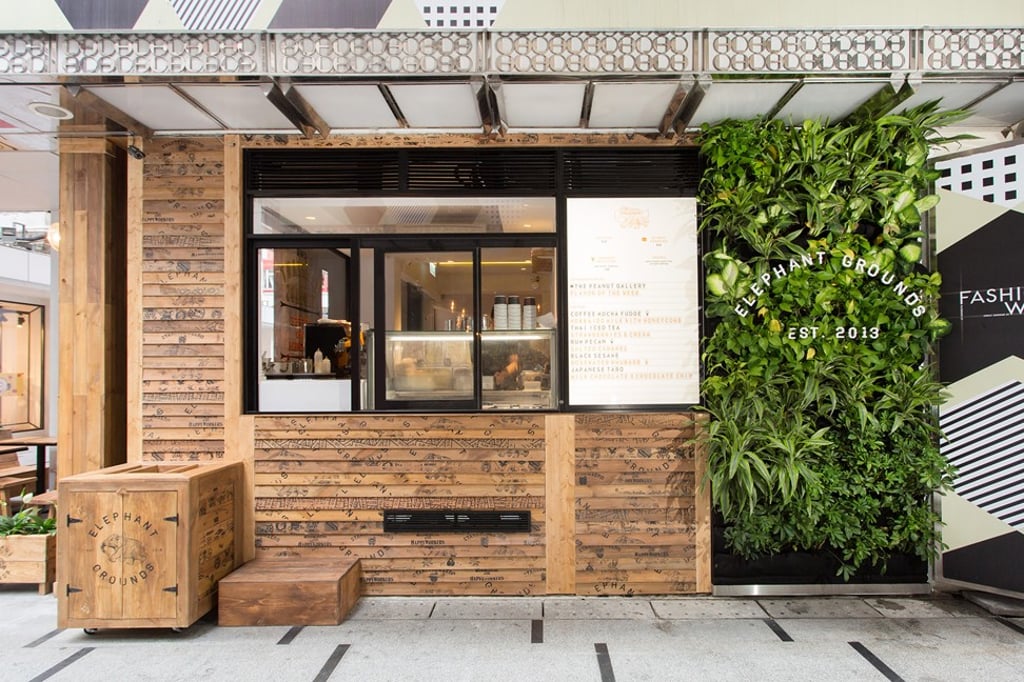 The exterior of Elephant Grounds in Causeway Bay. Photo: Max Lee