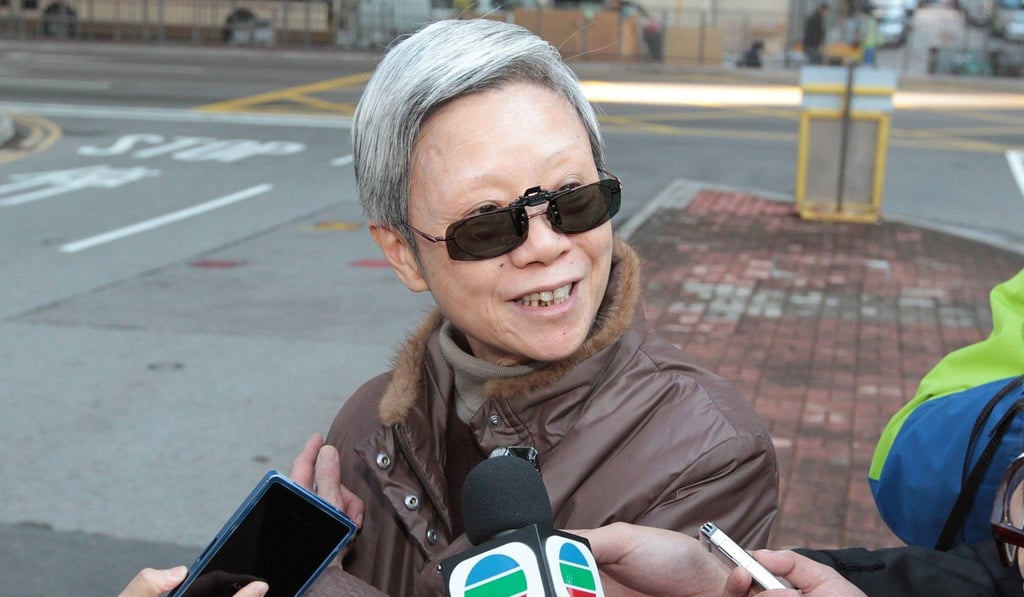 Teresa Lo, wife of former chief secretary Rafael Hui, at Lai Chi Kok Correctional Institution to meet Hui in December 2014. Photo: Bruce Yan