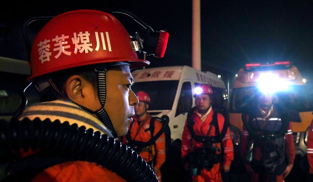 The blast in Guizhou came days after flooding killed five miners and trapped 13 in Gongxian county, Sichuan. Photo: Xinhua