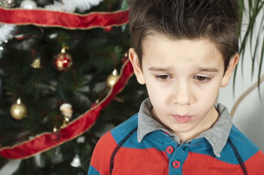 Christmas can unsettle autistic kids for legitimate reasons. Photo: Shutterstock Christmas can unsettle autistic kids for legitimate reasons. Photo: Shutterstock
