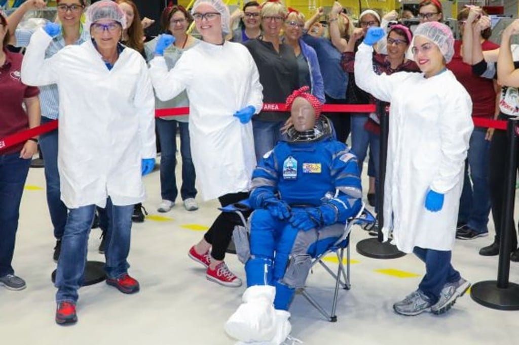 “Rosie the Astronaut” gets ready to launch for a flight test aboard Boeing's Starliner spacecraft. Photo: Boeing