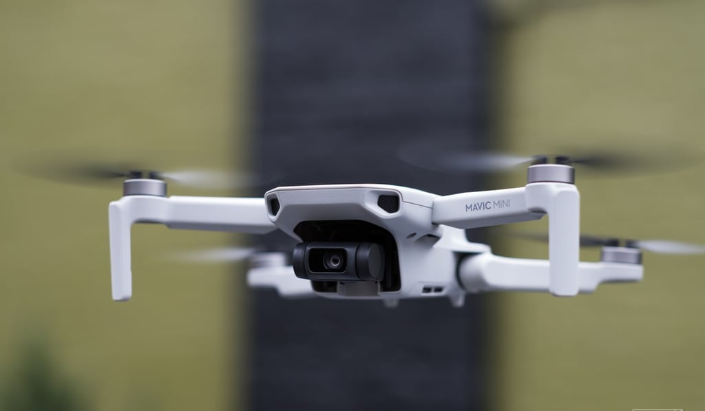 DJI’s Mavic Mini drone is a market leader. Photo: Handout