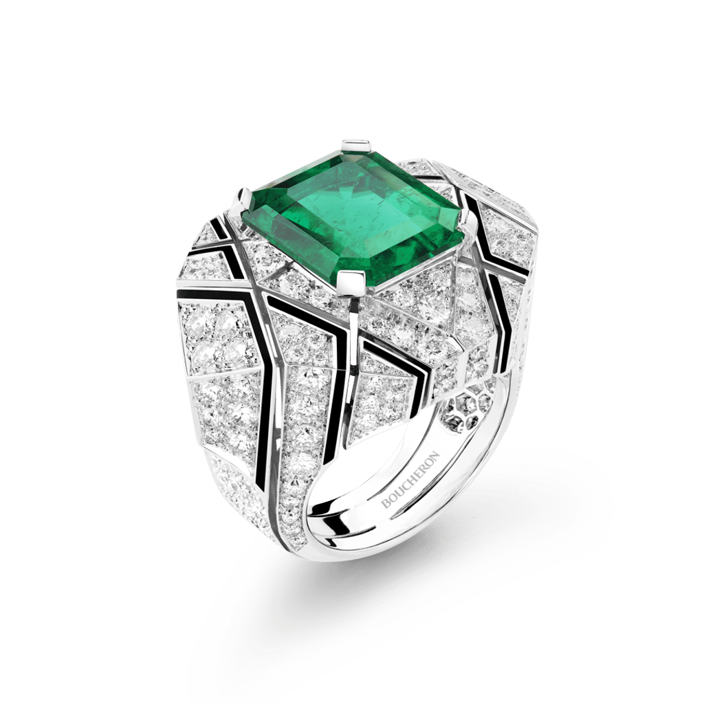 Boucheron Perspectives ring in platinum Boucheron Perspectives ring in platinum