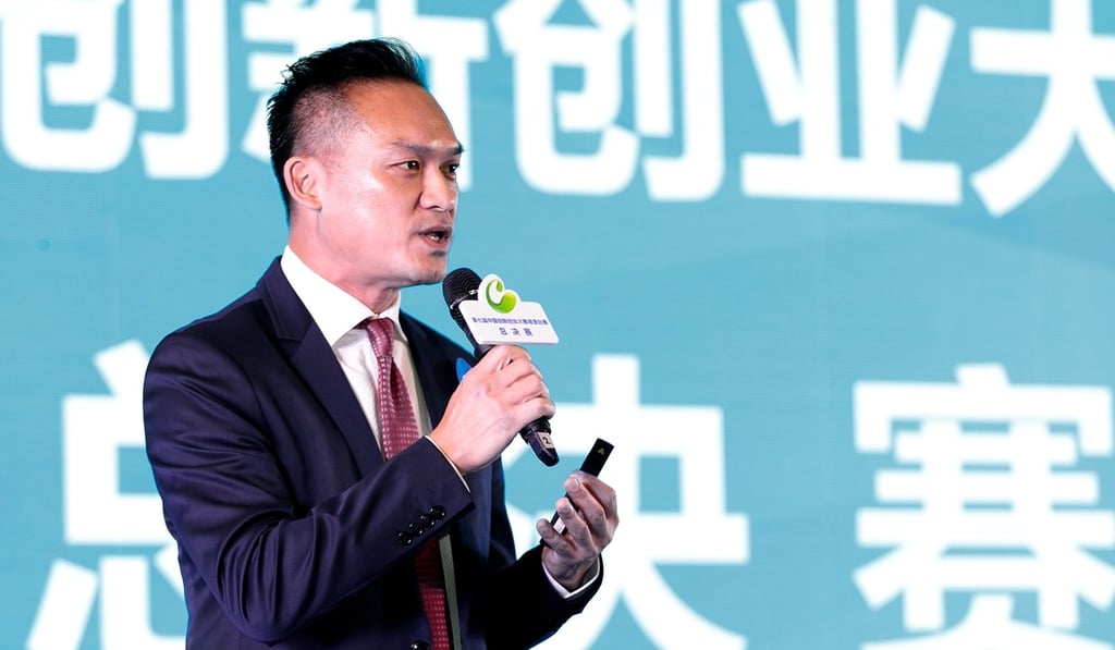 Aldous Ng, co-founder of CU Coding, is promoting its locally developed network coding technology in the Greater Bay Area. Aldous Ng, co-founder of CU Coding, is promoting its locally developed network coding technology in the Greater Bay Area.