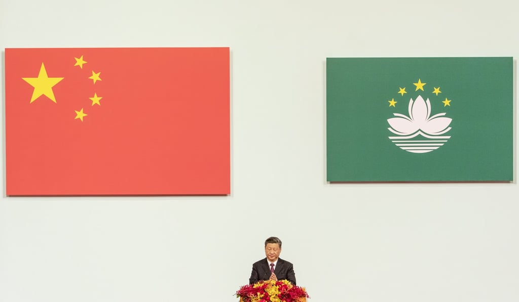 Xi said the affairs of both Hong Kong and Macau were China’s domestic affairs. Photo: Bloomberg