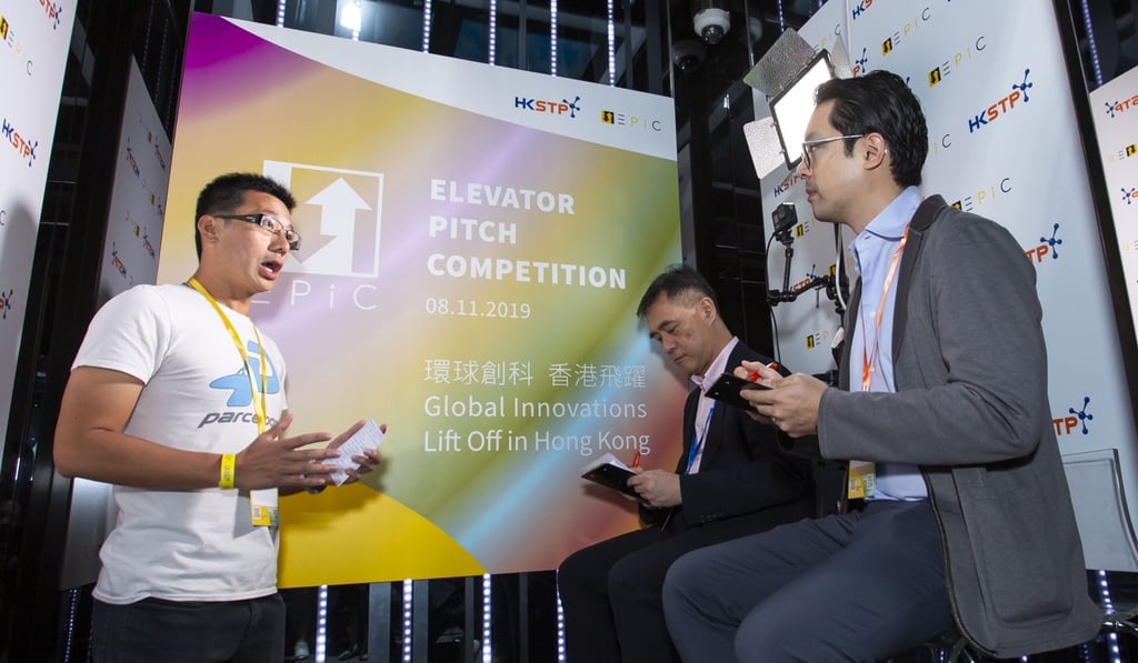 Joseph Fung (far right), managing partner of Saltagen Ventures, was one of the judges listening to business pitches by start-up entrepreneurs at November’s Elevator Pitch Competition. Photo: Frank Freeman Joseph Fung (far right), managing partner of Saltagen Ventures, was one of the judges listening to business pitches by start-up entrepreneurs at November’s Elevator Pitch Competition. Photo: Frank Freeman