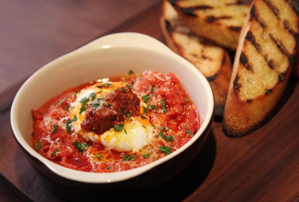Uovo e pomodori at 208 Duecento Otto in Sheung Wan. Photo: SCMP