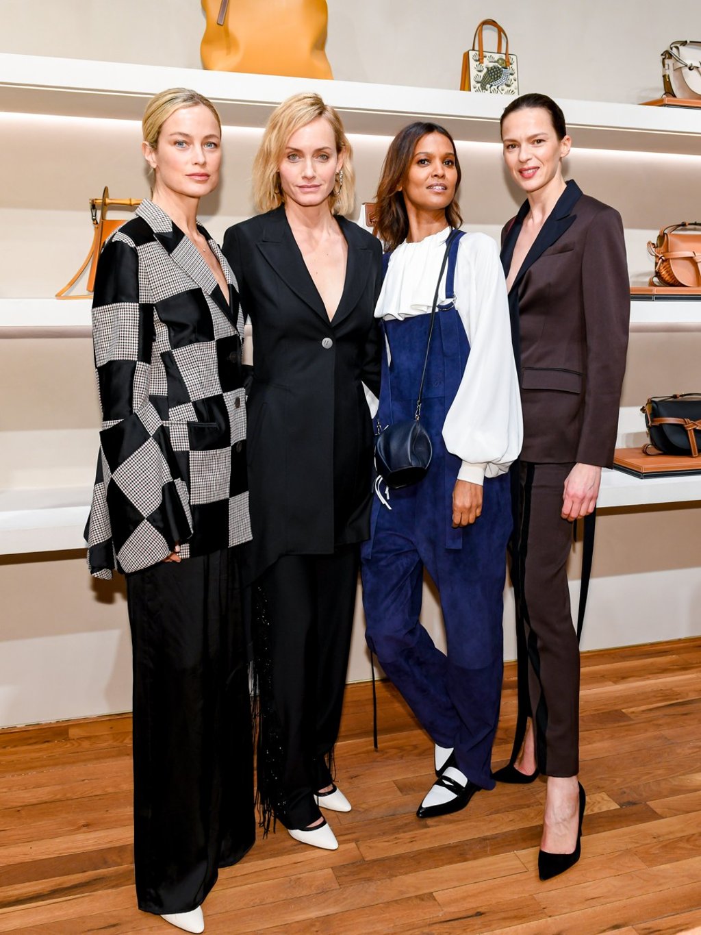Carolyn Murphy, Amber Valletta, Liya Kebede and Élise Crombez