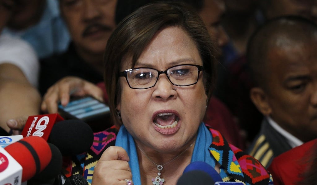 Filipino Senator Leila De Lima pictured in 2016. Photo: EPA