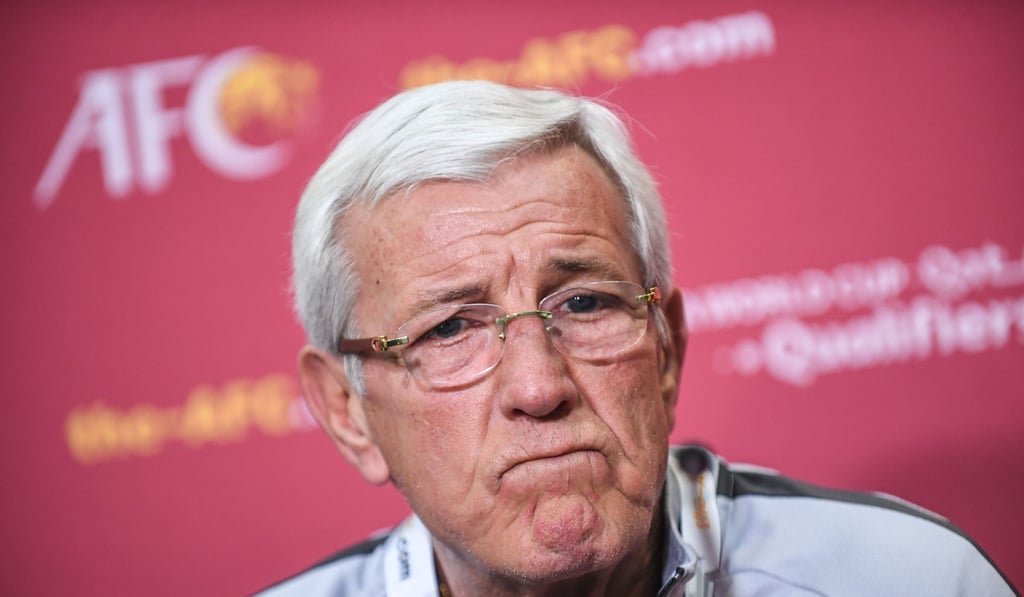 Marcello Lippi left the China team after a World Cup qualifying loss to Syria. Photo: Xinhua