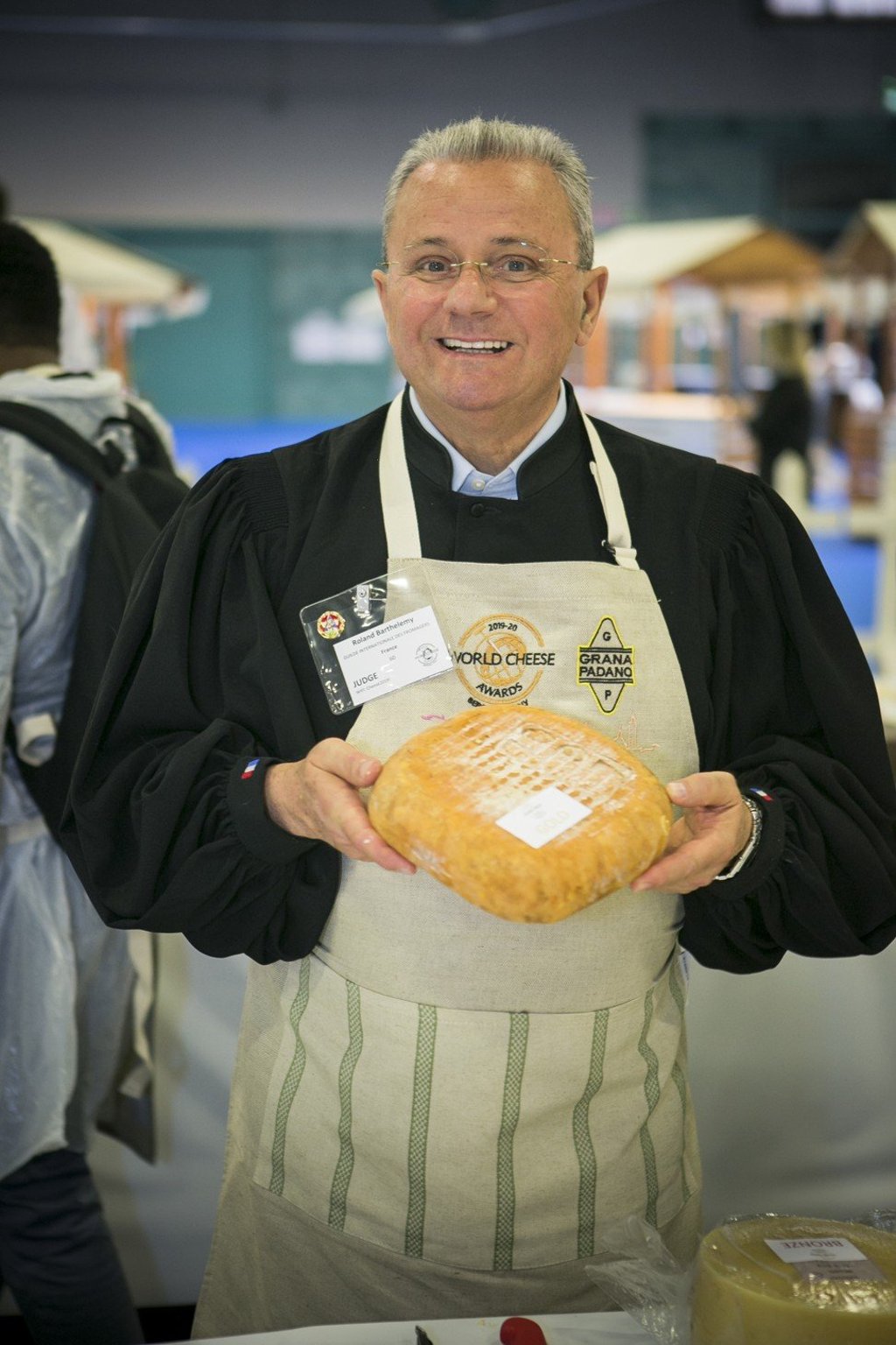 Roland Barthélemy at the World Cheese Awards in 2019. Photo: World Cheese Awards 2019