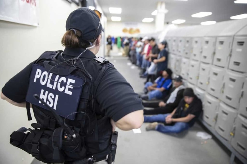 Despite widely televised raids on undocumented migrant workers in the United States, such events are, in fact, rare. Photo: AFP Despite widely televised raids on undocumented migrant workers in the United States, such events are, in fact, rare. Photo: AFP