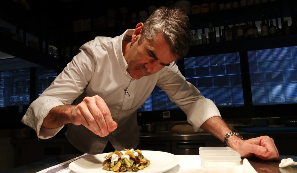 Shane Osborn says Arcane offers vegan and vegetarian dishes to encourage diners to eat less meat and so reduce their carbon footprint. Photo: Edward Wong